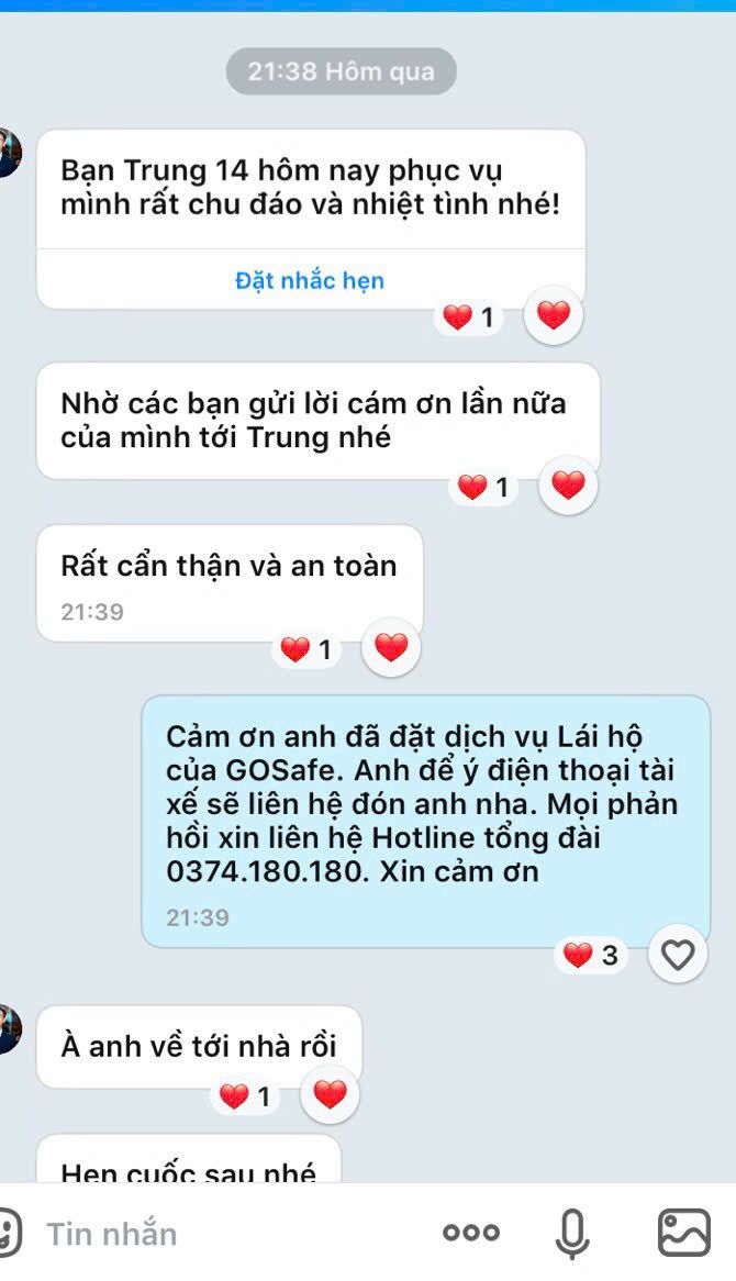 Dịch Vụ Lái Xe Hộ Tại TP Vinh